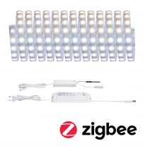 Kit de base MaxLED 500 5m Zigbee TunW Protect Cover IP44 26W 230/24V Argent (78873)