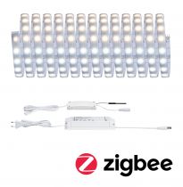 Kit de base MaxLED 500 5m Zigbee TunW Protect Cover IP44 26W 230/24V Argent (78873)