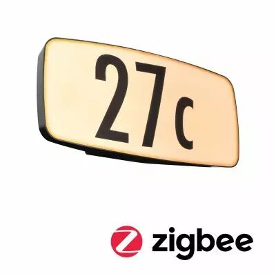 Applique ext�rieur 230V Sheera WarmDim Num�ro maison IP44 2200-3000K 8W ZB PIR (94507)