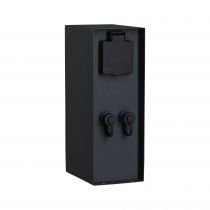 Colonne de prises Plug & Shine Rio IP44 anthracite Ext. 2*230 V 2*24 V (94700)