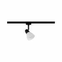 URail Spot Caps max. 1x20W E14 Noir mat/Opal 230V Metal/Verre (96987)