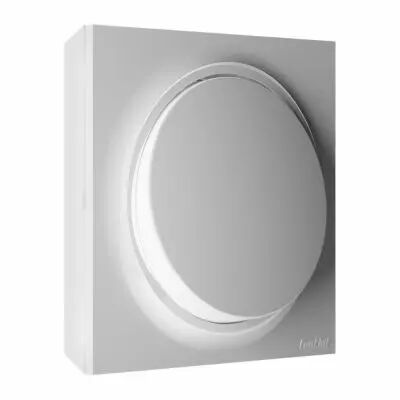 Poussoir 6A blanc monobloc de la collection Neo de Fontini (28310052)