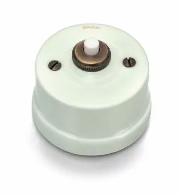 Bouton poussoir en porcelaine Vert ille de la collection Garby de Fontini (30312862)