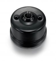 Interrupteur volets roulants en porcelaine noire sans passe-câble de la collection Garby de Fontini (30342276)