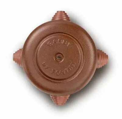 Bo�tier de derivation en m�tal vieilli �108mm de la collection Garby de Fontini (30401222)