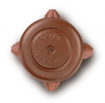 Boîtier de derivation en métal vieilli Ø108mm de la collection Garby de Fontini (30401222)