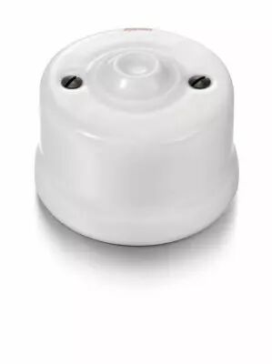 Couvercle aveugle en porcelaine blanche sans passe-c�ble de la collection Garby de Fontini (30656175)