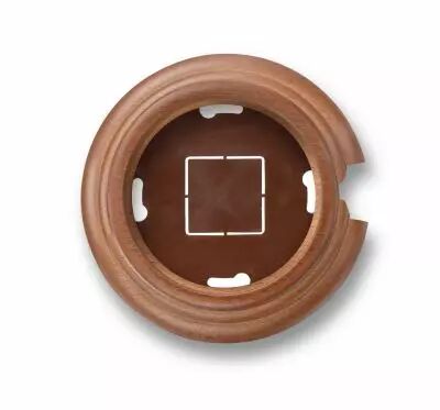 Socle 1 element avec 1 trou en h�tre couleur miel de la collection Garby de Fontini (30821192)