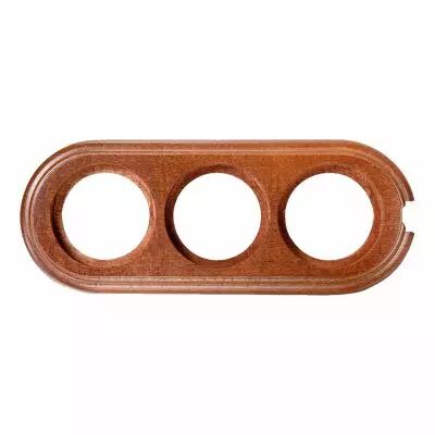 Socle 3 elements verticale avec 1 trou en h�tre couleur miel de la collection Garby de Fontini (30823192)
