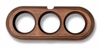 Socle 3 elements horizontale avec 1 trou en h�tre vielli de la collection Garby de Fontini (30833212)
