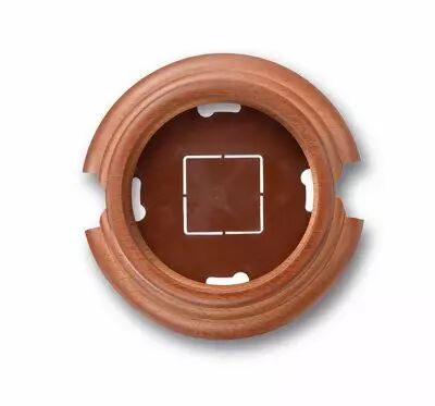 Socle 1 element avec 2 trous en h�tre couleur miel de la collection Garby de Fontini (30841192)
