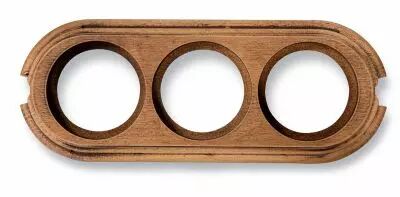Socle 2 elements verticale avec 2 trous en h�tre vielli de la collection Garby de Fontini (30843212)