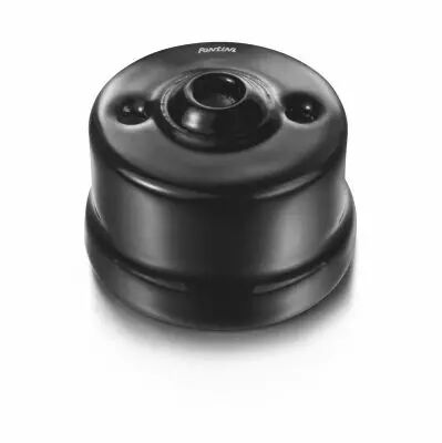 Sortie de c�bles en porcelaine noire sans passe-c�ble de la collection Garby de Fontini (30927275)