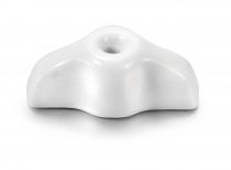 Manette RÉTRO en porcelaine blanche de la collection Garby de Fontini (30930171)