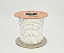 Rouleau 50 mts câble tressé en coton blanc 3x1,5mm2 de la collection Garby de Fontini (30979052)