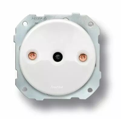 Permutateur double m�tal cuivre brillant porcelaine blanche de la collection Do low de Fontini (34304131)