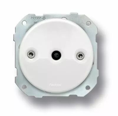 Poussoir rotatif m�tal nickel noire porcelaine blanche de la collection Do low de Fontini (34328121)