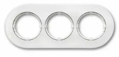 Plaque 3 postes porcelaine blanche de la collection Do low de Fontini (34803172)