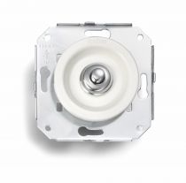 Bouton Poussoir blanc avec manette chrome, collection Venezia de Fontini (35310262)