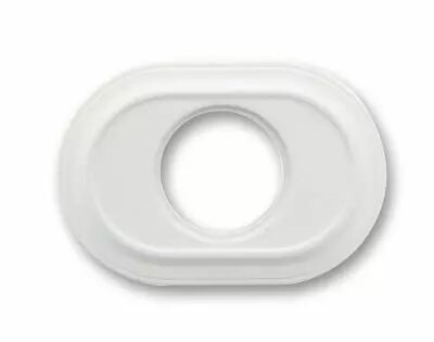 Plaque Oval 1 poste h�tre blanc de la collection Venezia de Fontini (35801052)