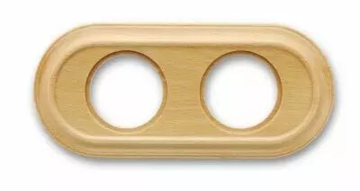 Plaque Oval 2 postes cerise de la collection Venezia de Fontini (35802152)