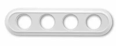 Plaque Oval 4 postes h�tre blanc de la collection Venezia de Fontini (35804052)