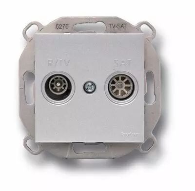 Prise R-TV/SAT final m�tallis� de la collection F37 de Fontini (37711502)