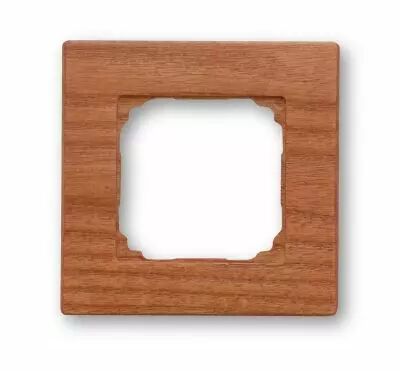 Plaque 1 poste bois cerise de la collection F37 de Fontini (37801022)