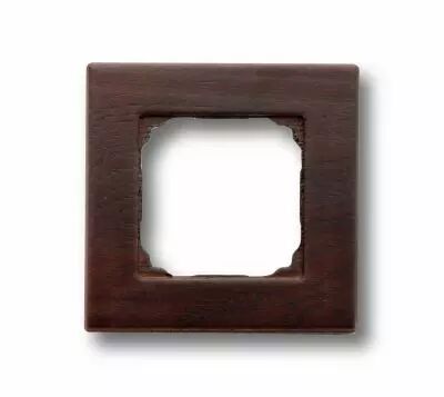 Plaque 1 poste bois Weng� de la collection F37 de Fontini (37801042)