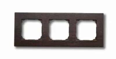 Plaque 3 postes bois  Weng� de la collection F37 de Fontini (37803042)