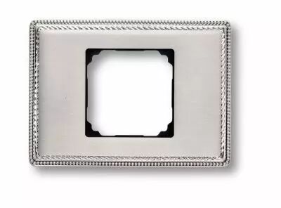 Plaque 1 poste laiton nickel satin� de la collection F37 de Fontini (39821512)