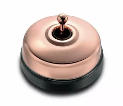 Permutateur d�me et manette cuivre brillante porcelaine noire sans passe-c�ble de la collection Dimbler de Fontini (60304882)