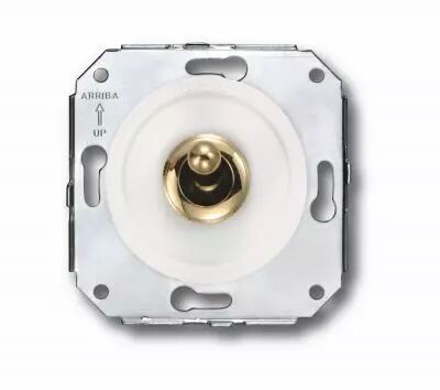 Va-et-vient blanc avec manette dor�e, collection Venezia de Fontini (65308302)
