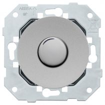 Variateur Led/Halogène 250V~  Bouton chrome et enjoliveur aluminium - Collection DOM de Fontini (85330511)