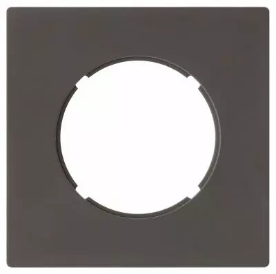 Plaque 1 poste Taupe mat - Collection DOM de Fontini (85801041)
