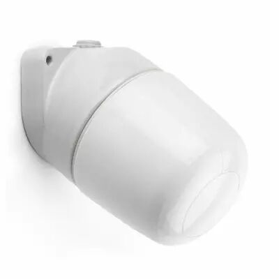 Applique en porcelaine blanche avec verre opale LISILUX taille M