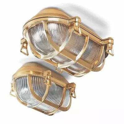 Lampe de sous-sol en laiton r�tro, petit mod�le