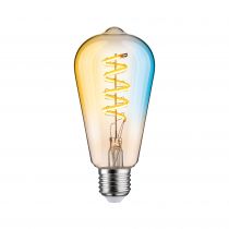 Ampoule LED E27 Filament Edison Zigbee 7,5W Tunable White 600lm 2200-5500K or
