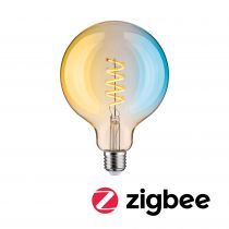 Ampoule LED E27 Filament globe125 Zigbee 7,5W Tunable White 600lm 2200-5500K or