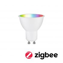 Ampoule LED GU10 Réflecteur Zigbee 4,8W RGBW 350lm 2200-6500K gradable blanc