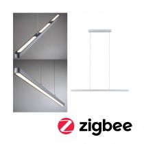 Luminaire en suspension LED Lento Smart Home Zigbee 3.0    Tunable White 3x2100lm 3x13,5W Chrome mat gradable
