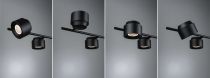 Luminaire en suspension LED Puric Pane Effect Smart Home Zigbee 3.0    2700K 600lm / 300lm 6x6 / 1x3W Noir gradable