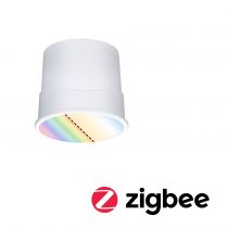 Spot encastré modulaire LED Base Smart Home Zigbee 3.0 Coin  rond 50mm  Coin 4,9W 420lm 230V gradable RGBW+ Satiné