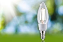 Ampoule LED E14 EcoLine Filament bougie 2,5W 525lm 3000K clair 230V