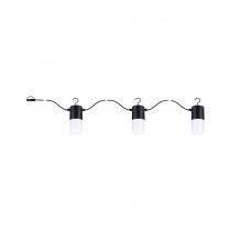 Plug & Shine Guirlande LED Tubs IP44 3000K 3x2W   Anthracite