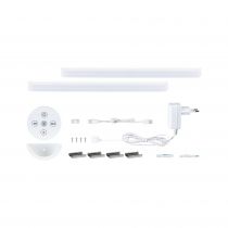 Éclairage sous-meubles LED Barreo 2x3,3W 300x22mm 2x300lm 230/24V  Blanc