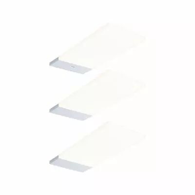 �clairage sous-meubles LED Bredo D�tecteur de proximit� Kit de 3 3x2,5W 80x190mm 3x180lm 230/12V  Argent