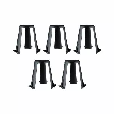 Accessoires Entretoises pour luminaires encastr�s Noir lot de 5