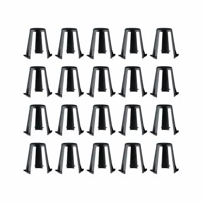 Accessoires Entretoises pour luminaires encastr�s Noir lot de 20