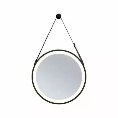 Miroir lumineux LED Miro IP44  Tunable White 200lm 230V 7,5W  Miroir, Noir mat